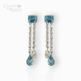 Aquamarine Durbar - Earrings